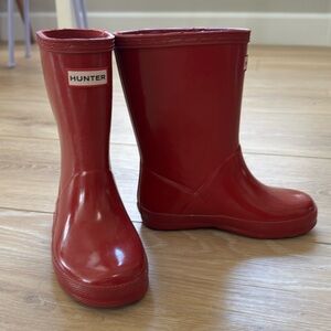 Red Hunter Boots
